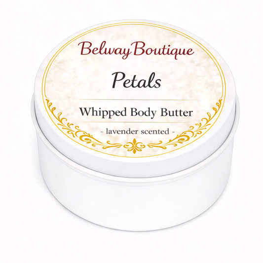 Body Butter - PETALS - Lavender Scented - 2 oz